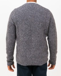 Roberto Collina - Men's Gray Crew Neck Sweater M43001 18 GRIGIO I25