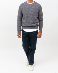 Roberto Collina - Men's Gray Crew Neck Sweater M43001 18 GRIGIO I25