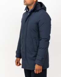 Herno - Men's Long Blue Down Jacket PI001242U 12840 9201 I25