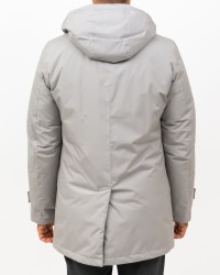 Herno - Men's Pearl Gray Long Down Jacket PI001242U 12840 9436 I25