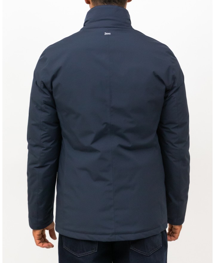 Herno - Piumino Corto con Davantino Blu Uomo PI001243U 12840 9201 I25