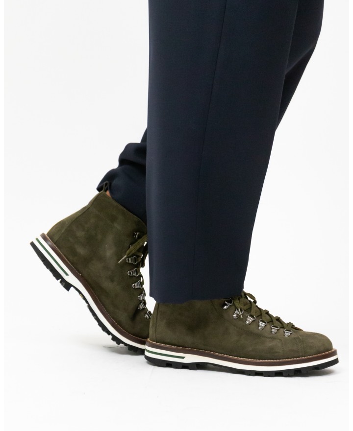 Monpiz - Pedula Falcade Suede Verde Uomo FALCADE SUEDE ANETO I25