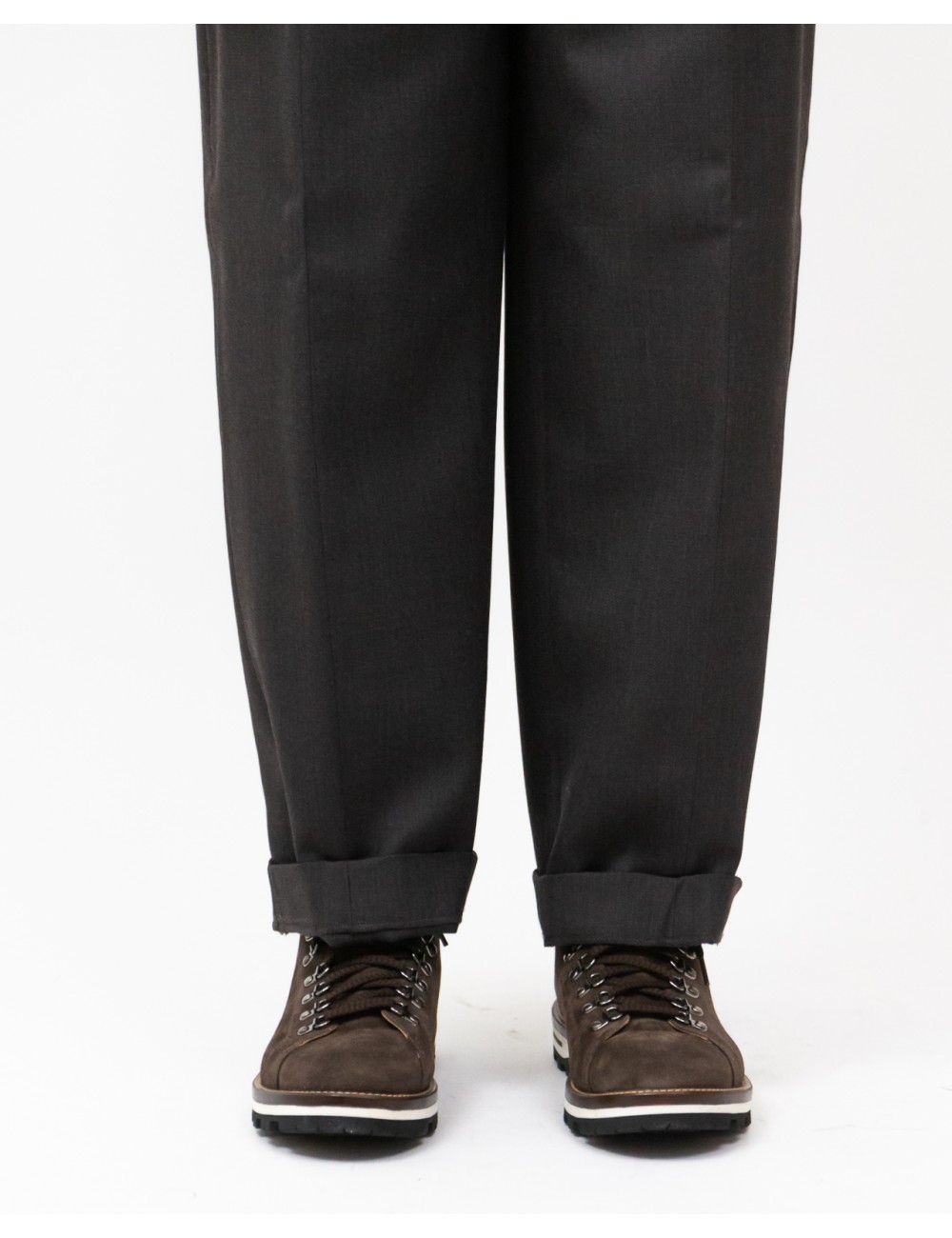 Monpiz - Pedula Falcade Suede Marrone Uomo FALCADE SUEDECORVINO I25