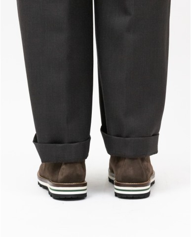 Monpiz - Pedula Falcade Suede Marrone Uomo FALCADE SUEDECORVINO I25