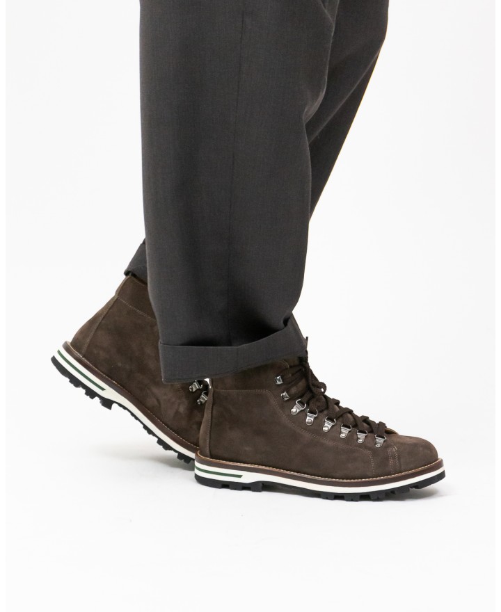 Monpiz - Pedula Falcade Suede Marrone Uomo FALCADE SUEDECORVINO I25