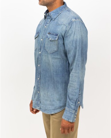 Polo Ralph Lauren - Camicia Western Denim Chiaro 710703936001 I25