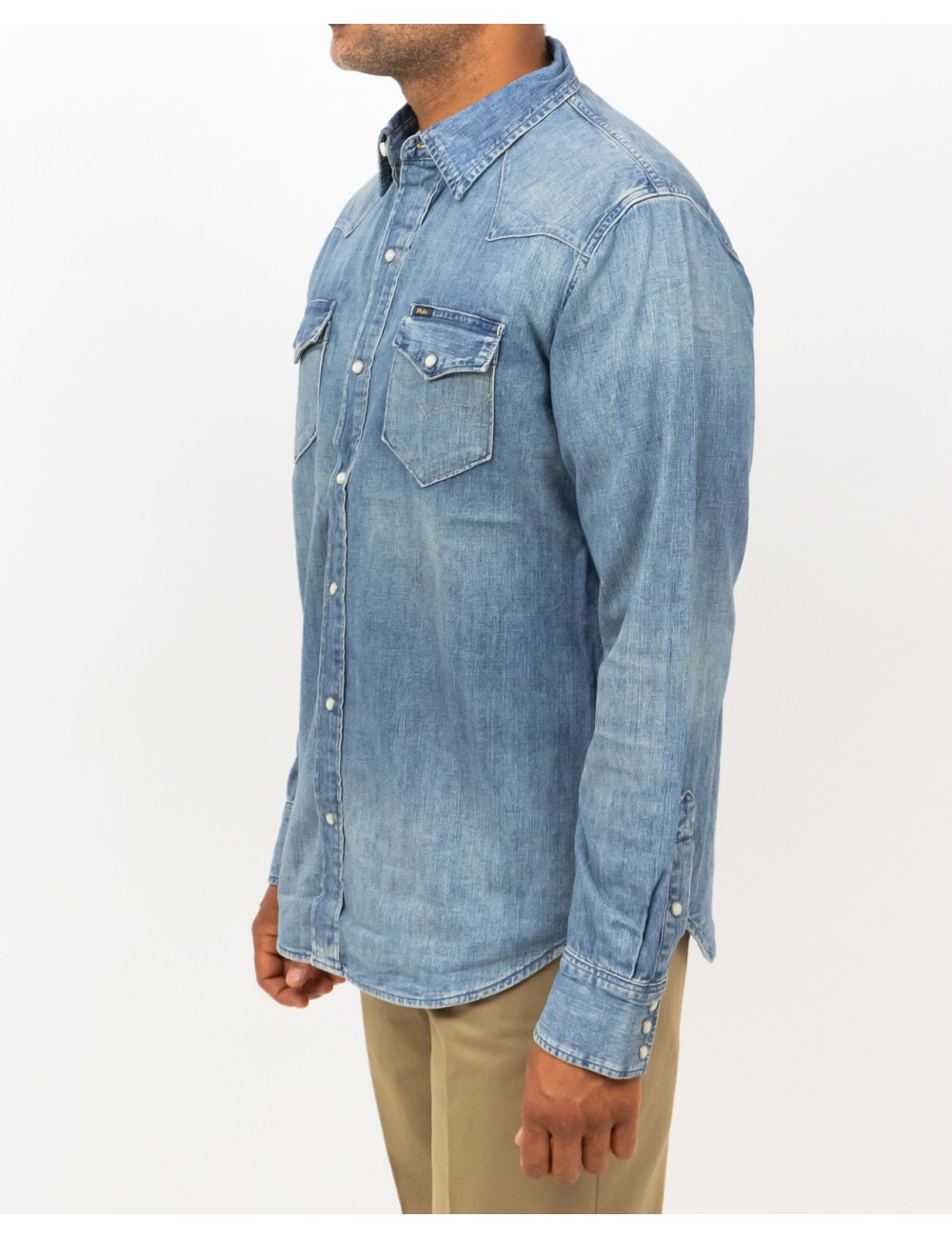 Polo Ralph Lauren - Camicia Western Denim Chiaro 710703936001 I25