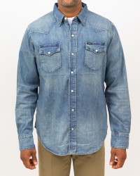 Polo Ralph Lauren - Camicia Western Denim Chiaro 710703936001 I25