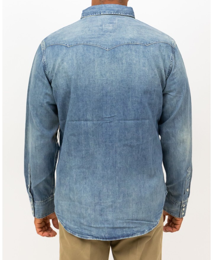 Polo Ralph Lauren - Camicia Western Denim Chiaro 710703936001 I25