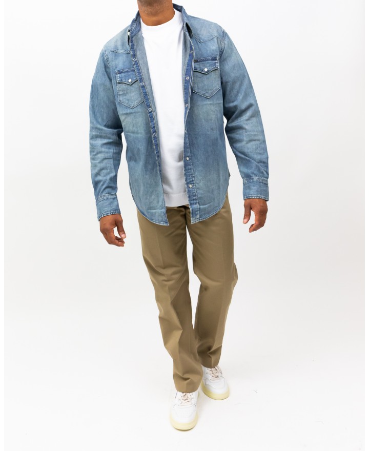 Polo Ralph Lauren - Camicia Western Denim Chiaro 710703936001 I25