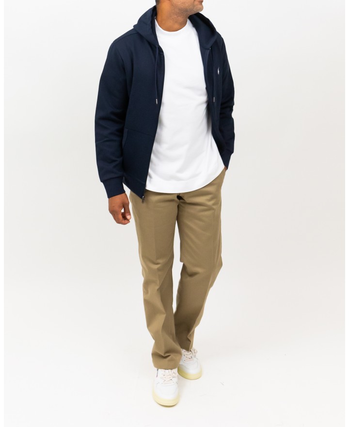 Polo Ralph Lauren - Felpa Cappuccio e Zip Blu Uomo 710888282002 I25