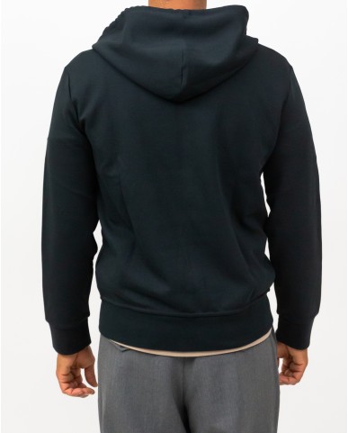 Polo Ralph Lauren - Felpa Cappuccio e Zip Nera Uomo 710888282001 I25