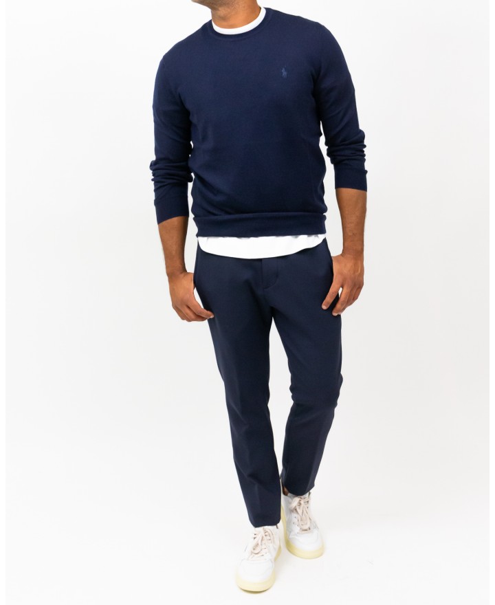 Polo Ralph Lauren - Maglia Girocollo Blu Uomo 710946143001 I25