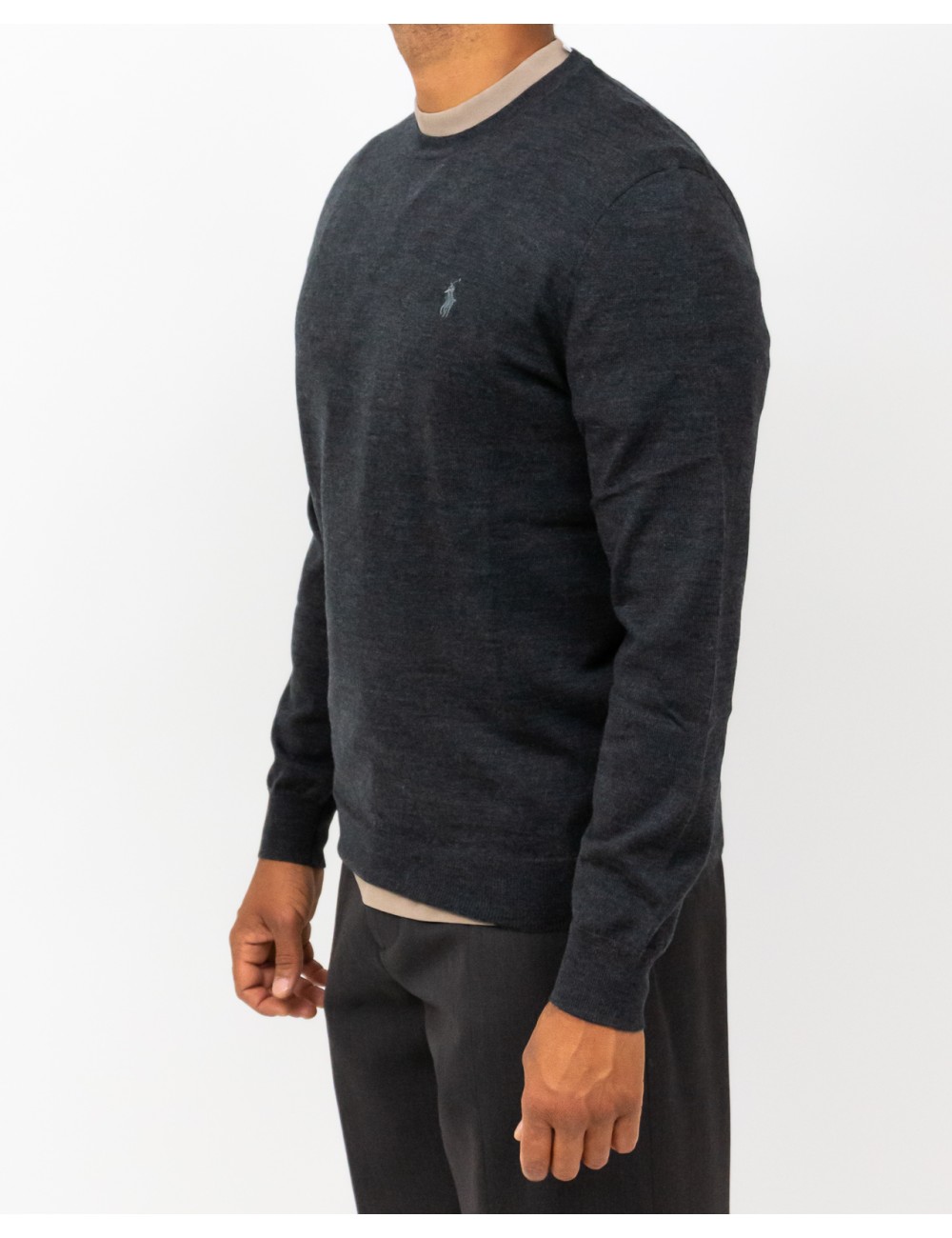 Polo Ralph Lauren - Maglia Girocollo Grigia Uomo 710946143003 I25