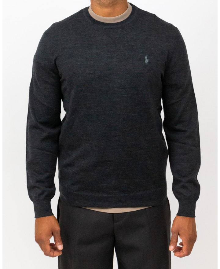 Polo Ralph Lauren - Maglia Girocollo Grigia Uomo 710946143003 I25