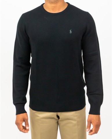 Polo Ralph Lauren - Maglia Lana Nera Uomo 710974148003 I25