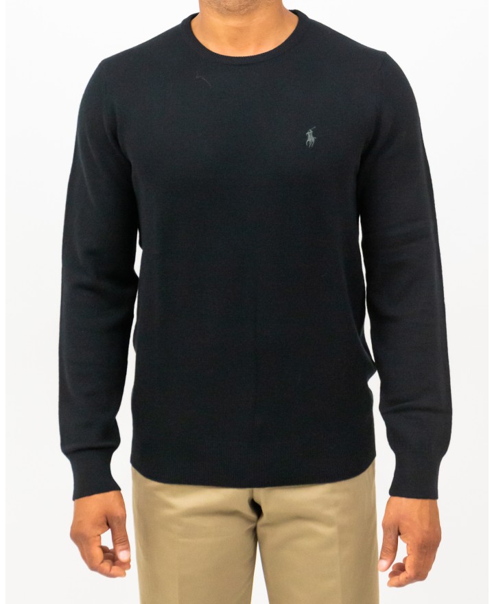 Polo Ralph Lauren - Maglia Lana Nera Uomo 710974148003 I25
