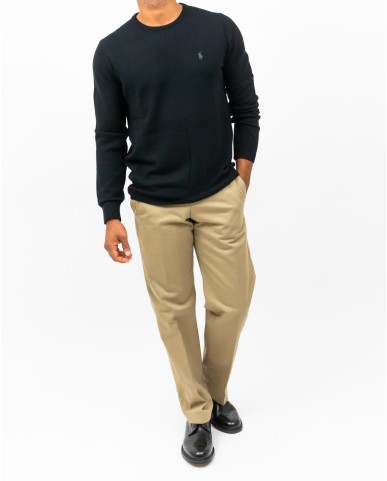 Polo Ralph Lauren - Maglia Lana Nera Uomo 710974148003 I25