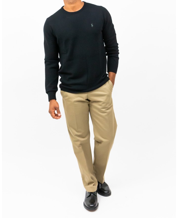 Polo Ralph Lauren - Maglia Lana Nera Uomo 710974148003 I25