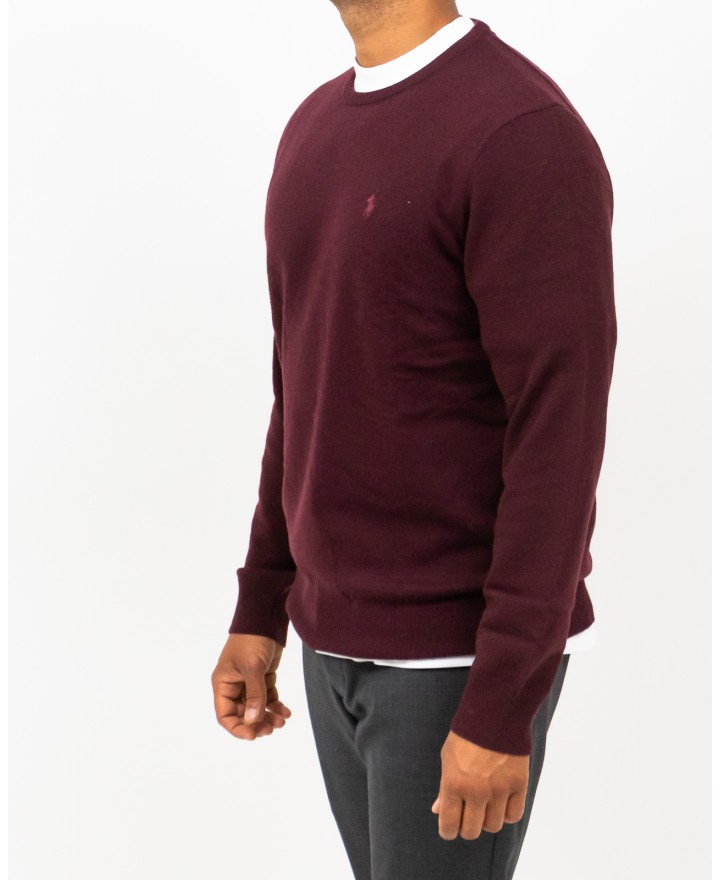 Polo Ralph Lauren - Maglia Lana Bordeaux Uomo 710974148008 I25
