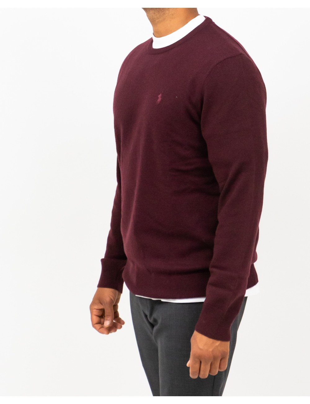 Polo Ralph Lauren - Maglia Lana Bordeaux Uomo 710974148008 I25