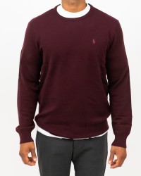 Polo Ralph Lauren - Maglia Lana Bordeaux Uomo 710974148008 I25