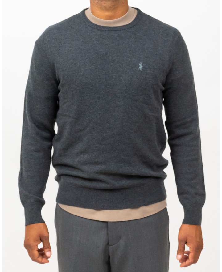 Polo Ralph Lauren - Maglia Lana Grigia Uomo 710974148004 I25