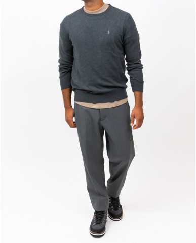 Polo Ralph Lauren - Maglia Lana Grigia Uomo 710974148004 I25