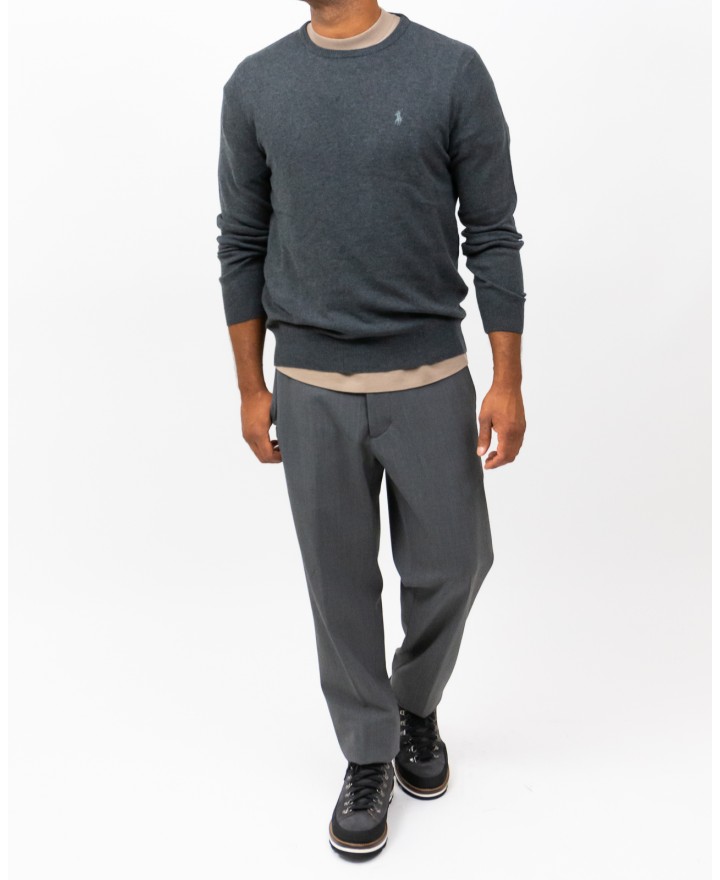 Polo Ralph Lauren - Maglia Lana Grigia Uomo 710974148004 I25