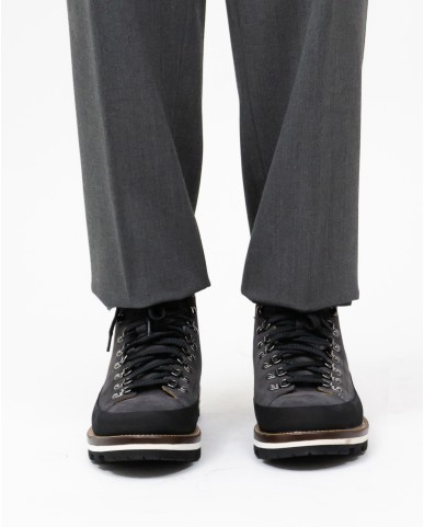 Monpiz - Pedula Lussari Suede Grigia Uomo LUSSARI SUEDE CARBON I25