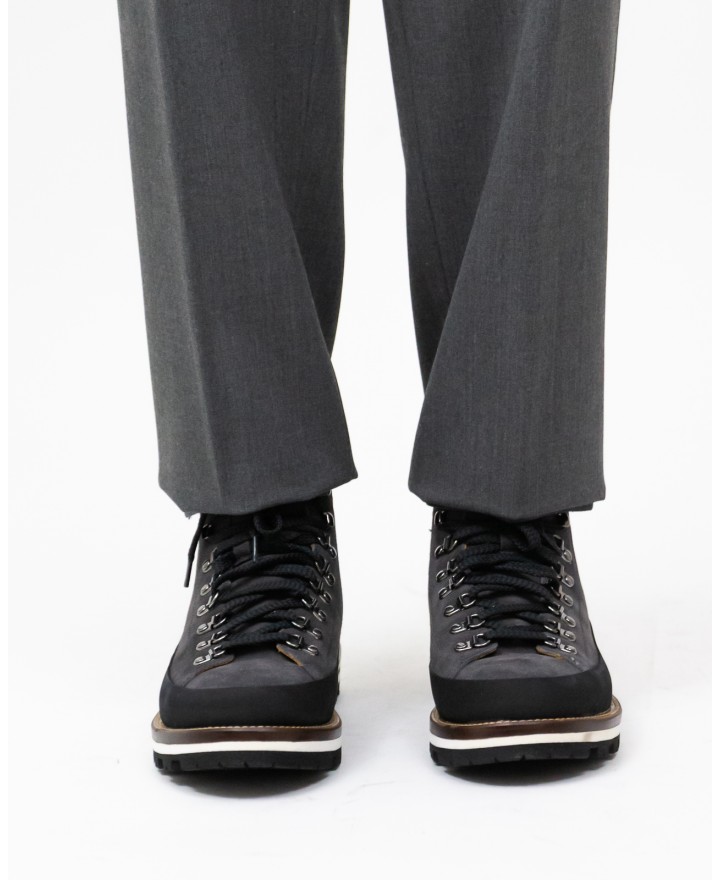 Monpiz - Pedula Lussari Suede Grigia Uomo LUSSARI SUEDE CARBON I25