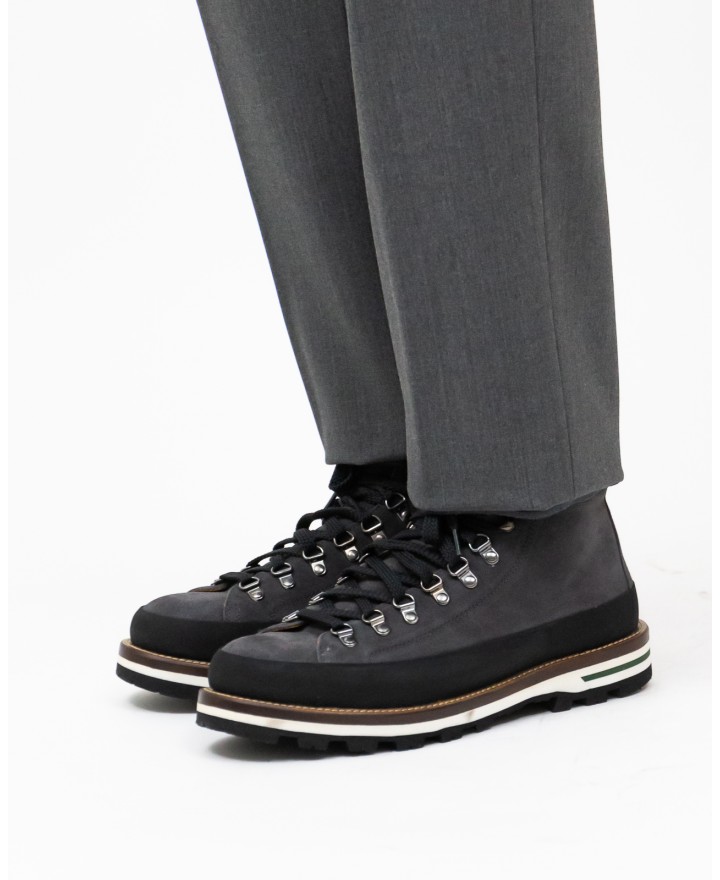 Monpiz - Pedula Lussari Suede Grigia Uomo LUSSARI SUEDE CARBON I25