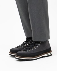 Monpiz - Pedula Lussari Suede Grigia Uomo LUSSARI SUEDE CARBON I25