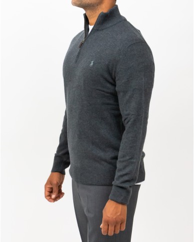 Polo Ralph Lauren - Maglia Collo Alto Grigia Uomo 710876756017 I25