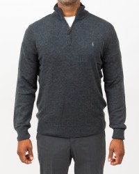 Polo Ralph Lauren - Maglia Collo Alto Grigia Uomo 710876756017 I25