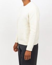 Settefili - Men's White Crew Neck RAVEL6H VE10 I25