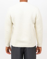 Settefili - Men's White Crew Neck RAVEL6H VE10 I25