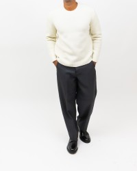 Settefili - Men's White Crew Neck RAVEL6H VE10 I25