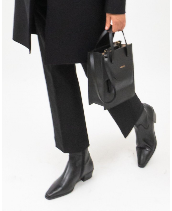 Copenhagen - Stivali Punta Pelle Neri Donna CPH293 LEAT BLK I25