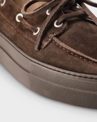 Copenhagen - Mocassini Barca Suede Marrone Donna CPH177 SUED CHOC I25