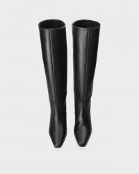 Copenhagen - Women's Black Leather Heeled Boots CPH297 LEAT BLK I25