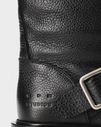 Copenhagen - Stivali Biker Alti Pelle Neri Donna CPH441 LEAT BLK I25