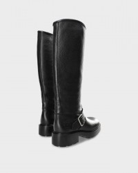 Copenhagen - Stivali Biker Alti Pelle Neri Donna CPH441 LEAT BLK I25