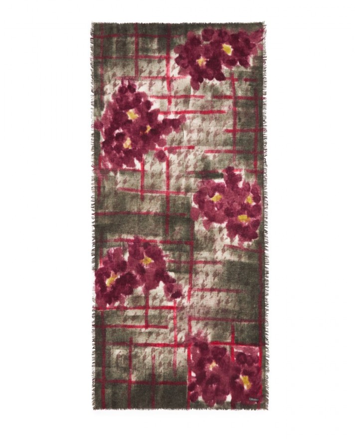 Faliero Sarti - Luz Bordeaux Women's Scarf 2034 97530 ROSA/MARR I25