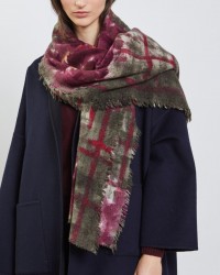 Faliero Sarti - Luz Bordeaux Women's Scarf 2034 97530 ROSA/MARR I25