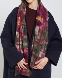 Faliero Sarti - Luz Bordeaux Women's Scarf 2034 97530 ROSA/MARR I25