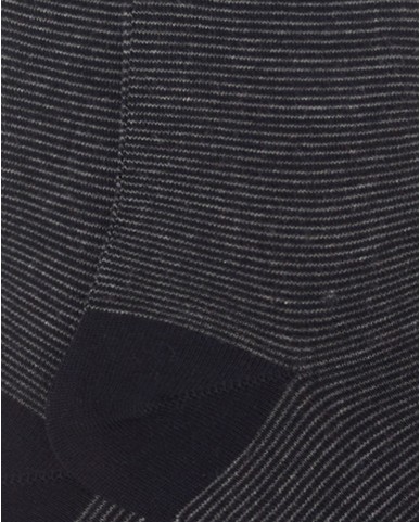 Gallo - Calze al Ginocchio Righe Blu Uomo AP103011 13449 BLU I25