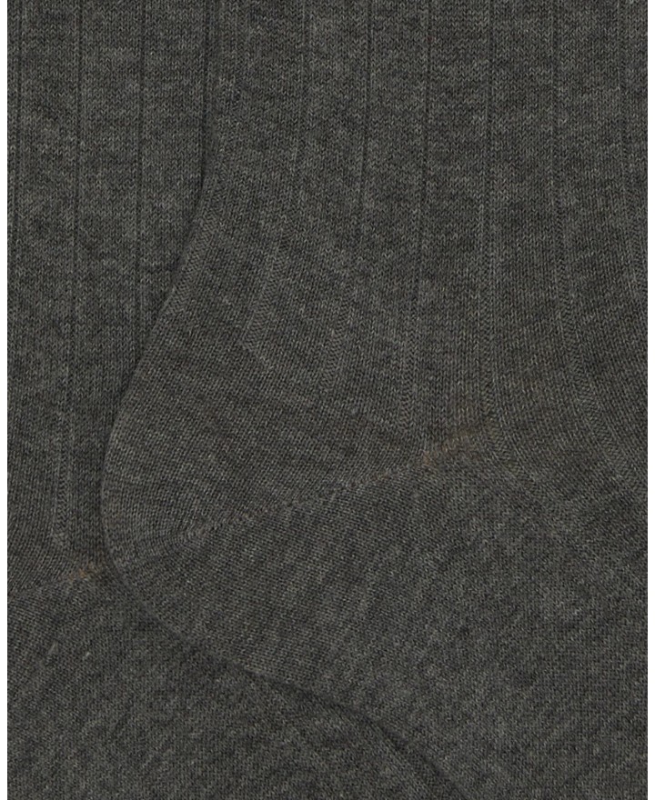 Gallo - Calze al Ginocchio Costine Grigie Uomo AP500727 11640 PIRIT I25