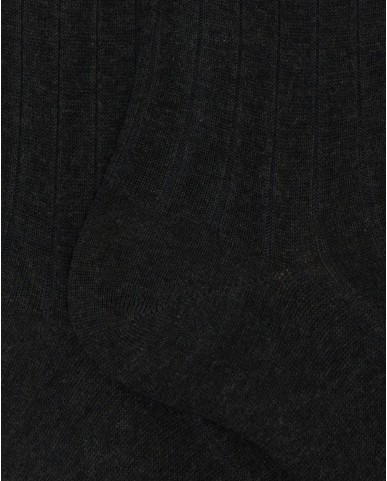 Gallo - Calze al Ginocchio Costine Antracite Uomo AP500727 11643 LAVA I25
