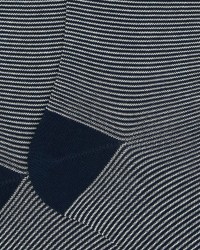 Gallo - Calze al Ginocchio Righine Blu Uomo AP502139 12726 P25